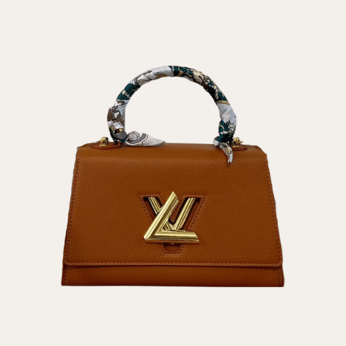 Louis Vuitton Twist MM Brown Gold 9.8 Inches