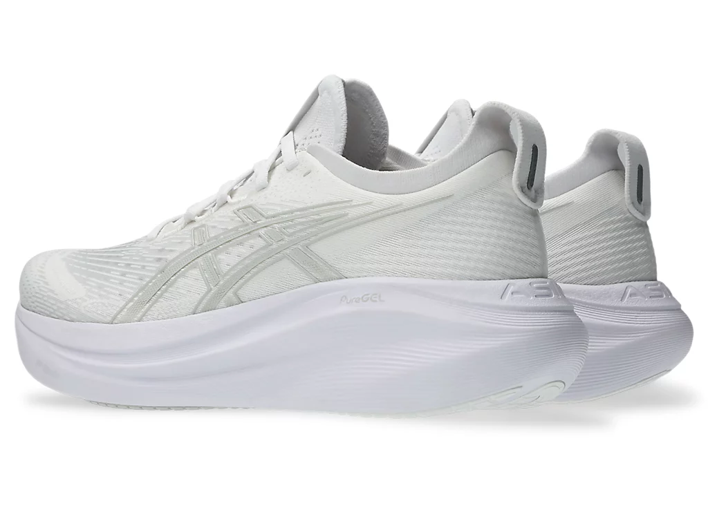 ASICS Gel Nimbus 27 White Glacier Grey 1011B958-100