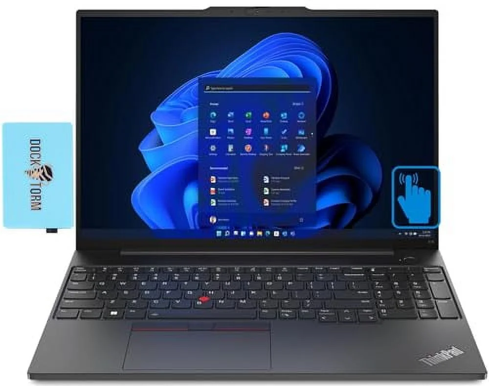 LENOVO Thinkpad E16 Gen 1 Home & Business Laptop (Intel i5-1335U 10-Core, 8GB RAM, 512GB PCIe SSD, Intel UHD, 16.0