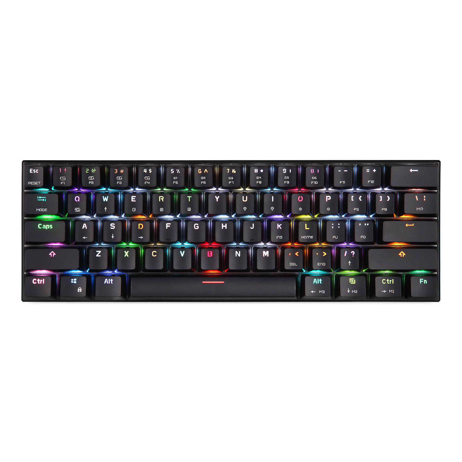 Motospeed Ck62 Bluetooth USB Wired Dual-mode Outemu Switch RGB Mechanical Gaming Keyboard