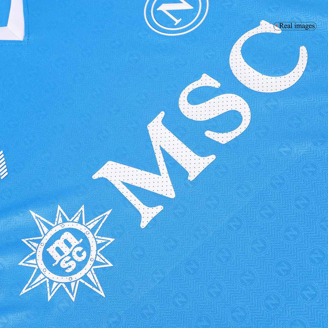 Napoli Home Authentic Soccer Jersey