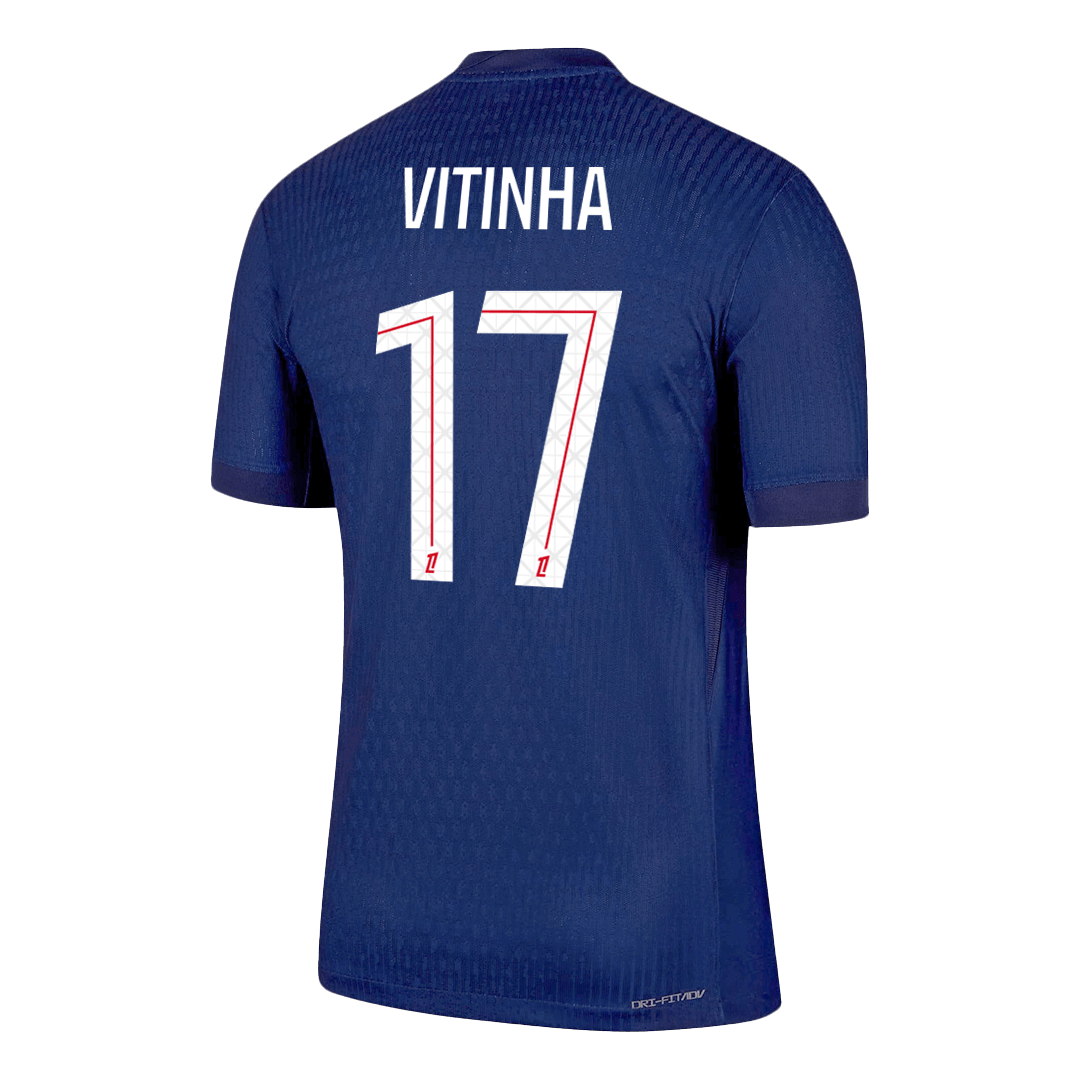 VITINHA #17 PSG Home Player Version Jersey 2025/26
