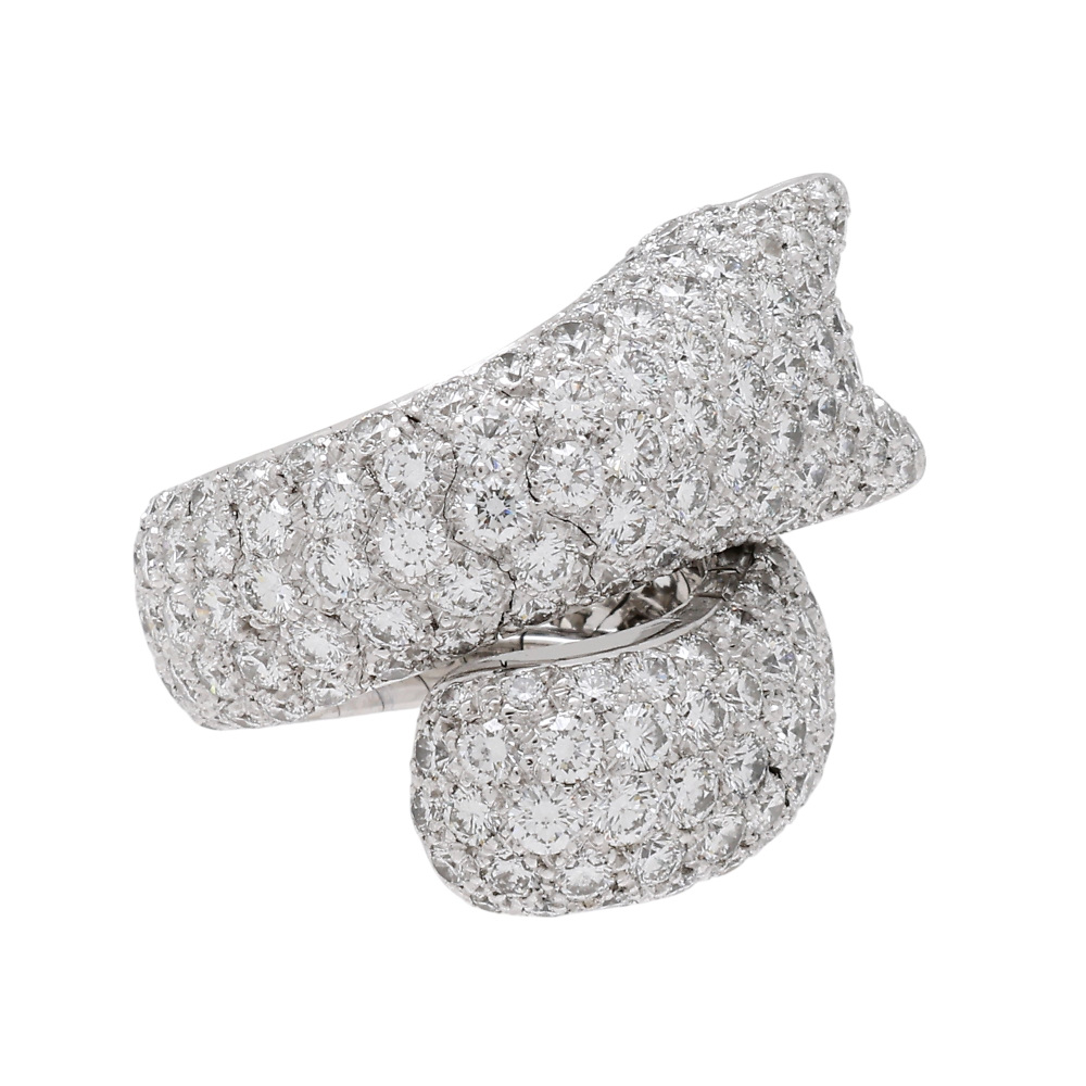 Cartier Panthère Do Ring 18K White Gold N4224000