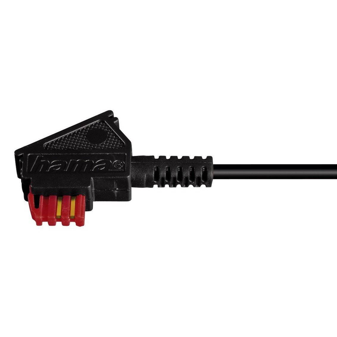 Hama 3M, TAE-F - 8P2C 3M Black Telephony Cable Hardware/Electronic