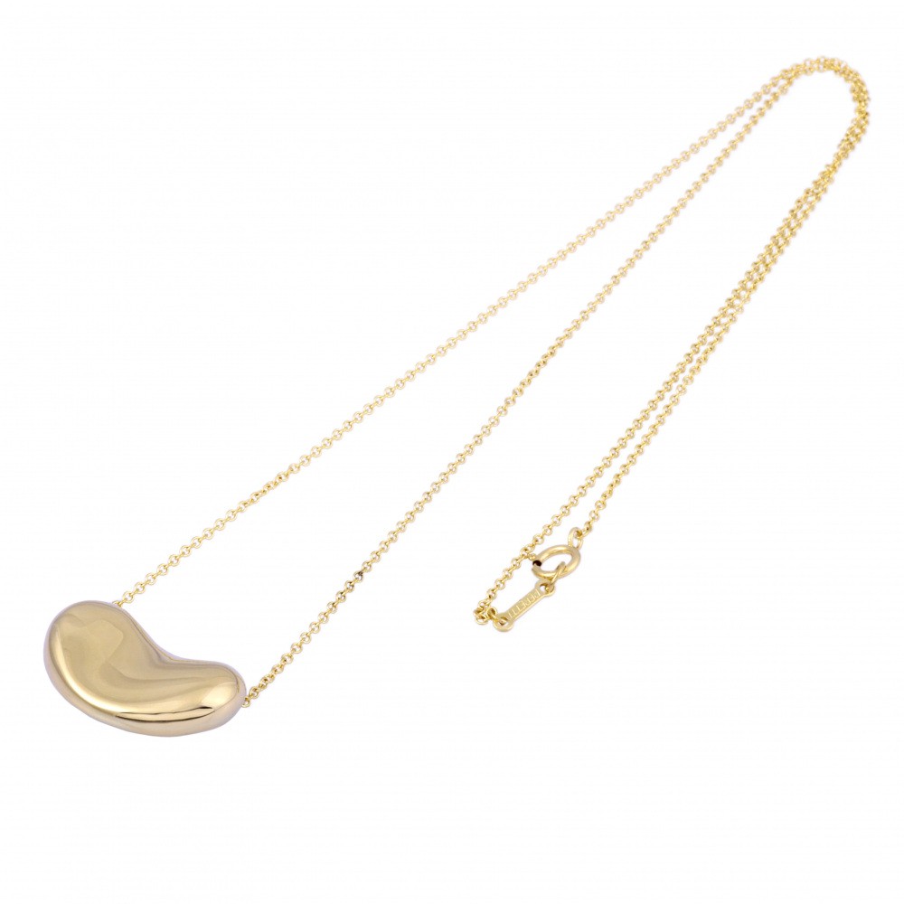 Tiffany & Co. Elsa Peretti Beans Necklace 18K Yellow Gold