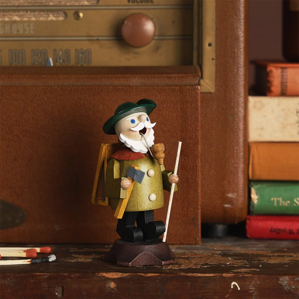 Smoking Woodcutter Incense Burner
