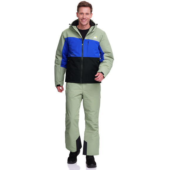 Famy Herren Schneejacke mit Farbteilern