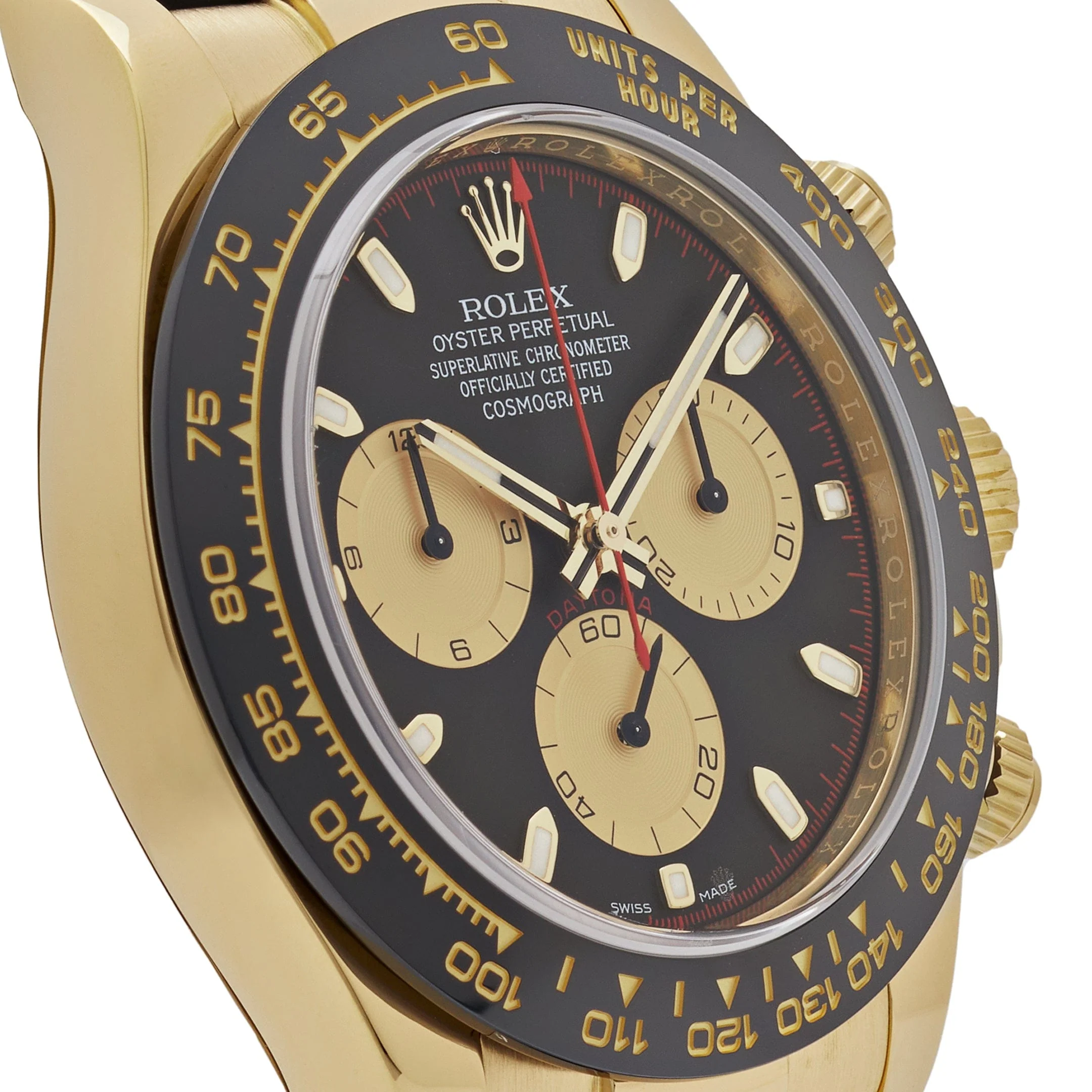 Rolex Daytona 116518LN 'Paul Newman' Yellow Gold Black Dial (2017)