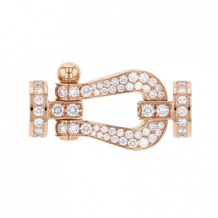 FRED Force 10 Lm Full Pave Accessory 18K Rose Gold 0B0049