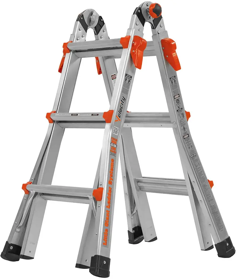 Velocity 22-Foot Multi-Use Aluminum Ladder – 300-Lb Load Capacity