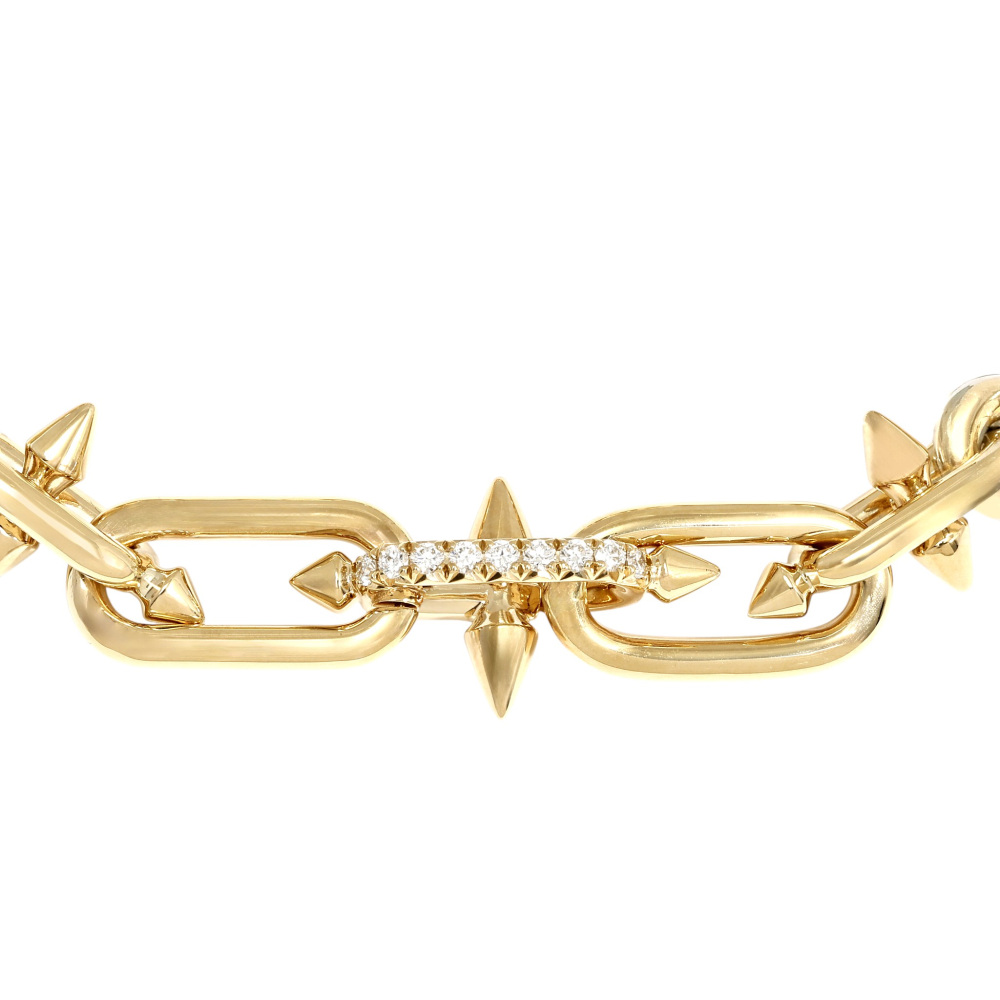 Tiffany & Co. Titan Bracelet 18K Yellow Gold Diamond 73470110