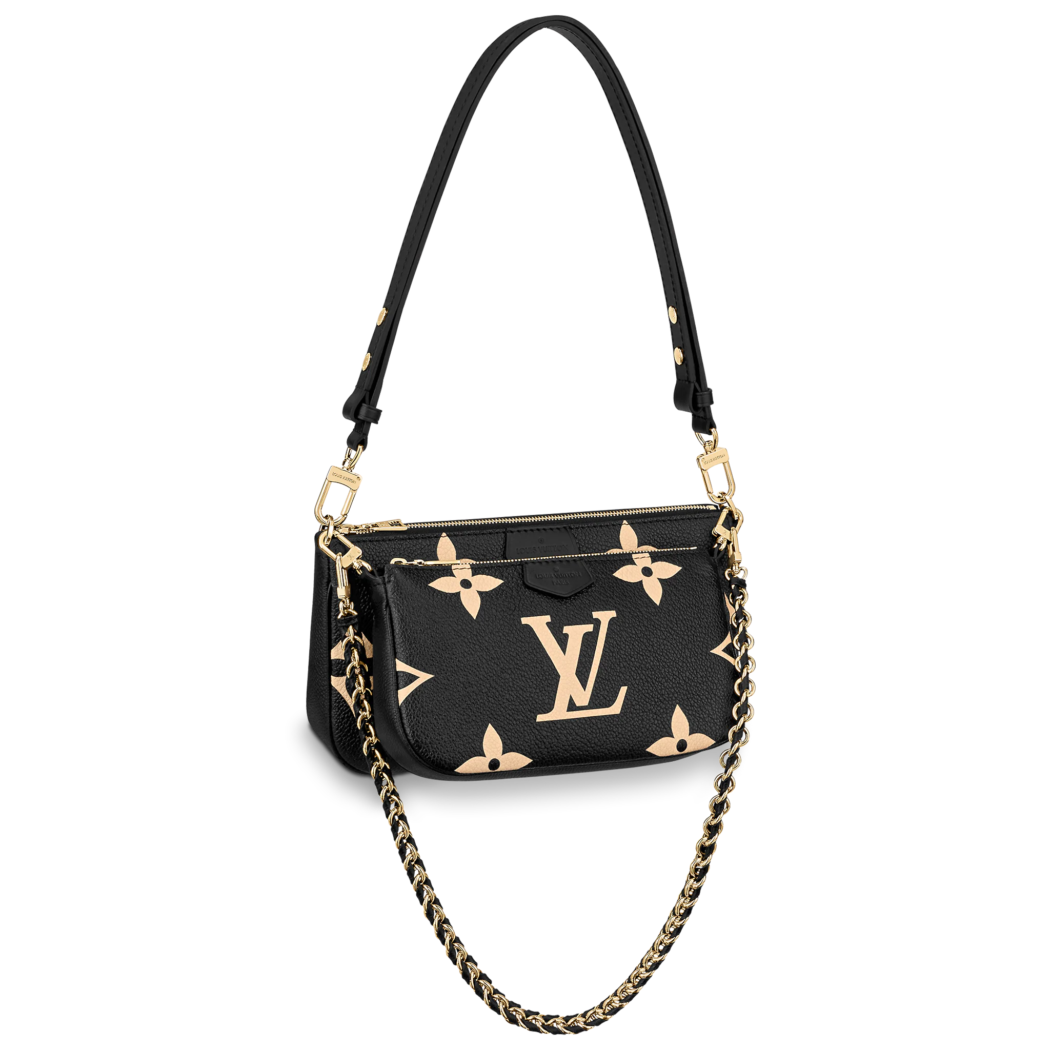 Louis Vuitton Multi Pochette Accessoires 25Cm Black