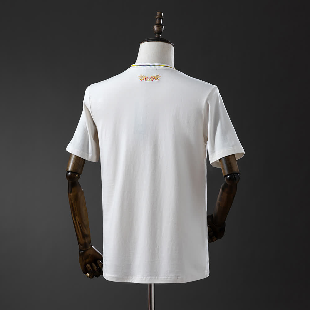 Colombia 2024 Nation 100th White Anniversary Collection Jersey White