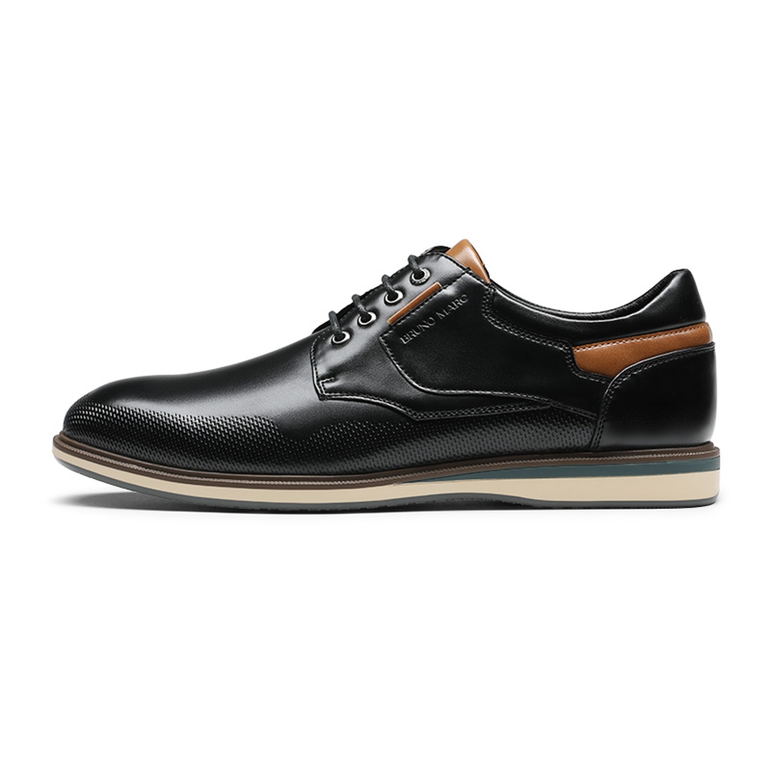 Men's Wide Lace-Up Casual Dress Sneakers