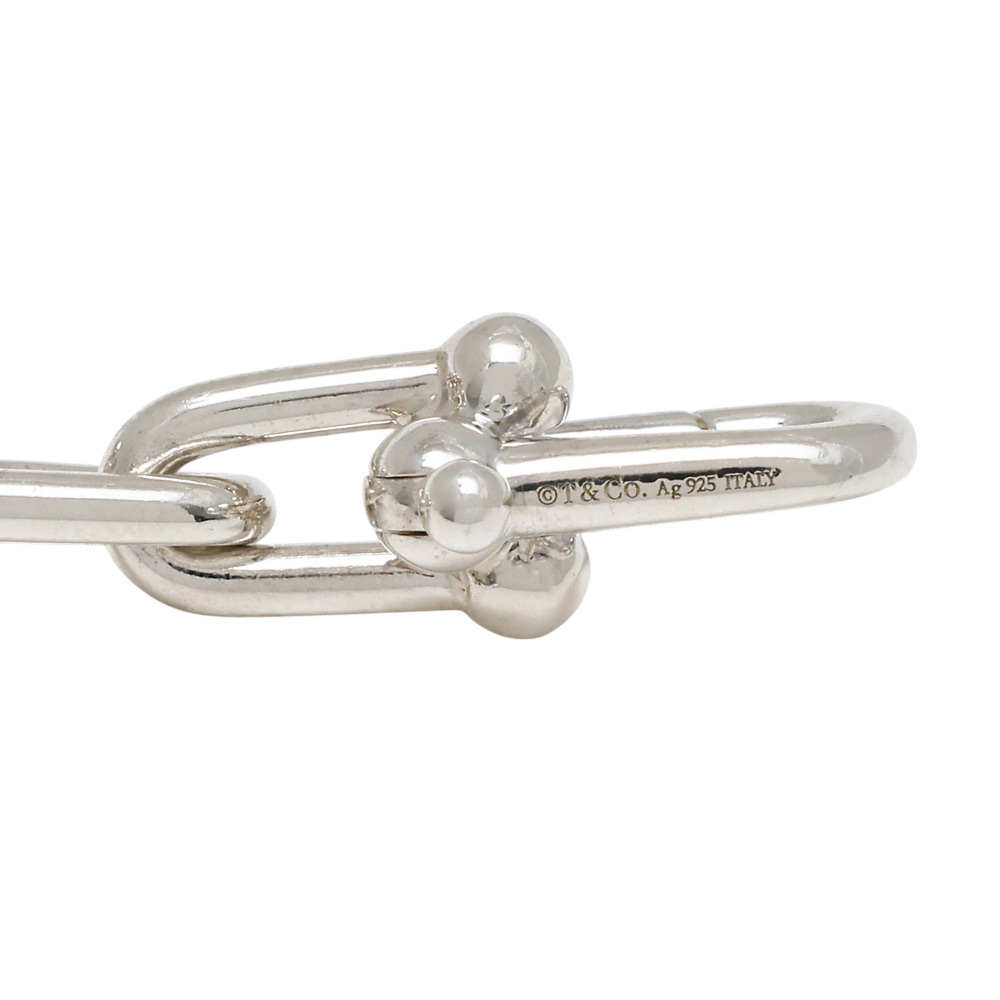 Tiffany & Co. Hardware Graduated Link Sterling Silver Necklace 60153092