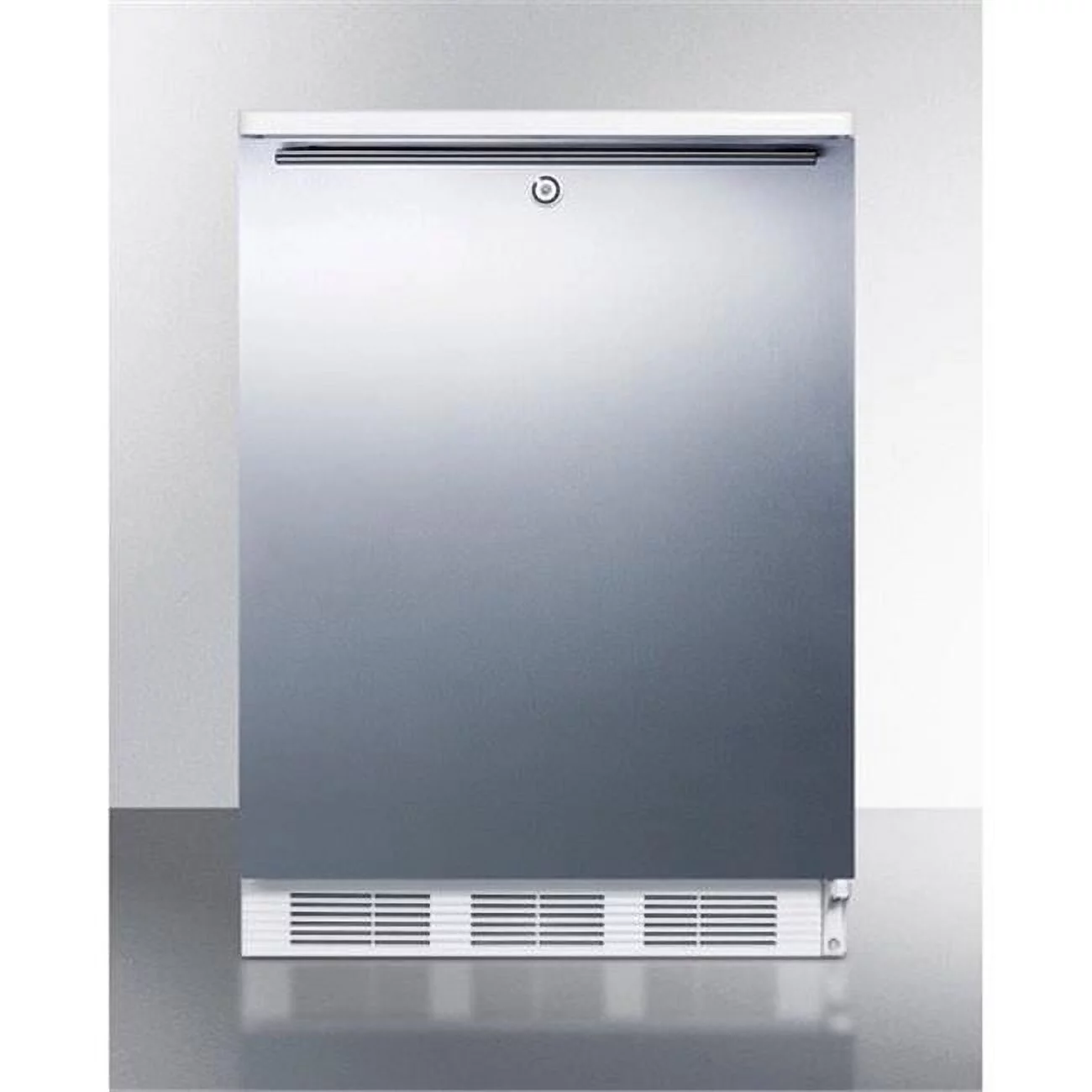 33.5 x 23.63 x 23.5 in. Built-In Undercounter All-Refrigerator, White Cabinet