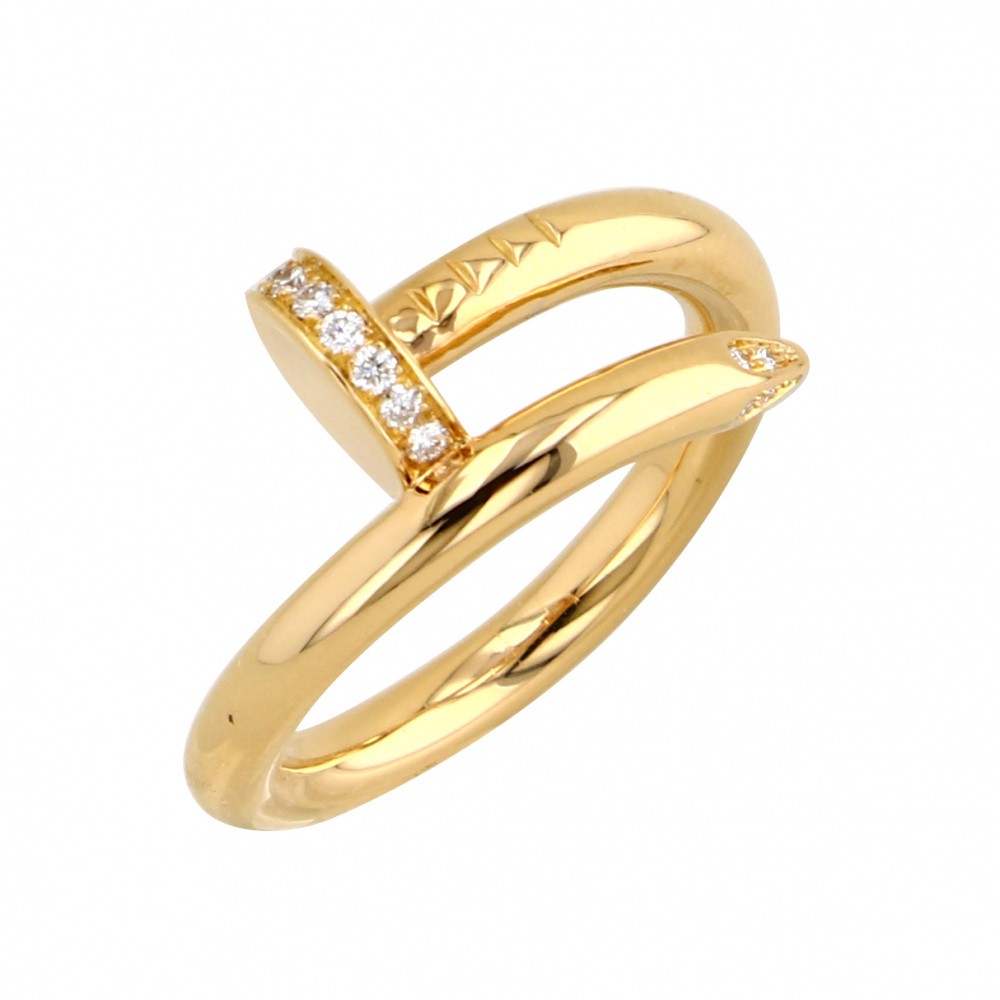 Cartier Juste un Clou Ring 18K Rose Gold Diamond