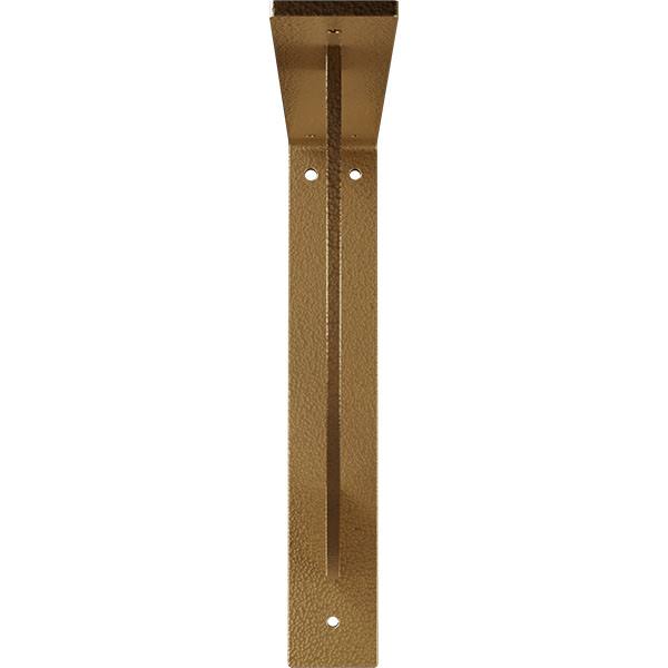 2x22W x 12x22D x 12x22H Bulwark Steel BRACKET, Hammered Gold