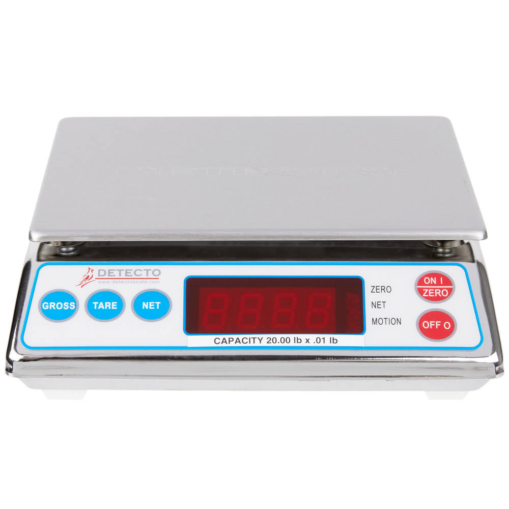 All Purpose Scale, 20 lb Capacity, 6.75x22 x 5.25x22 AP-20