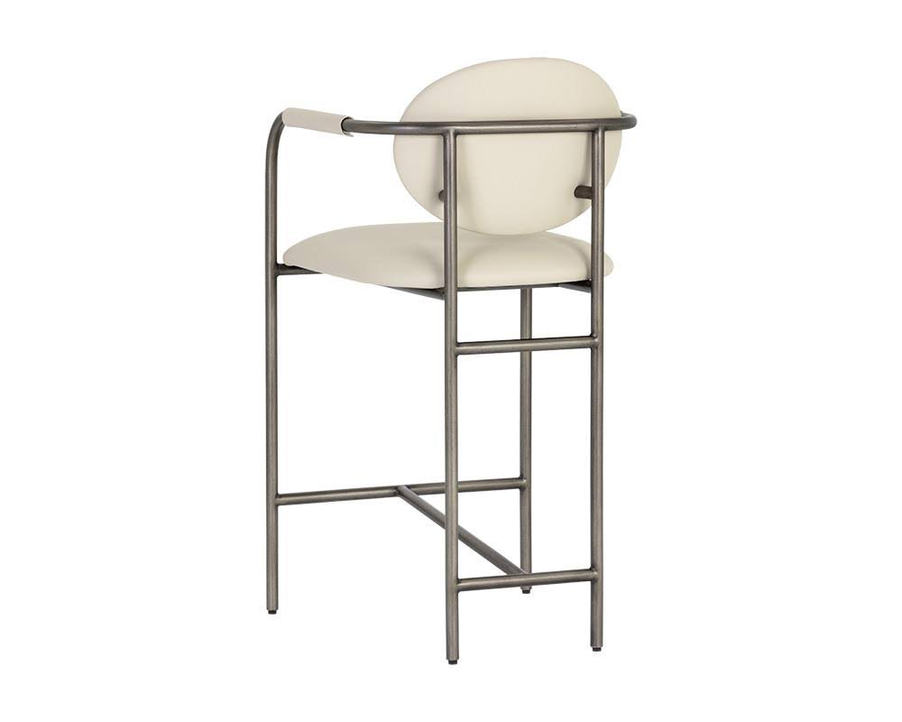 Sunpan Rylan Counter Stool - Dillon Cream