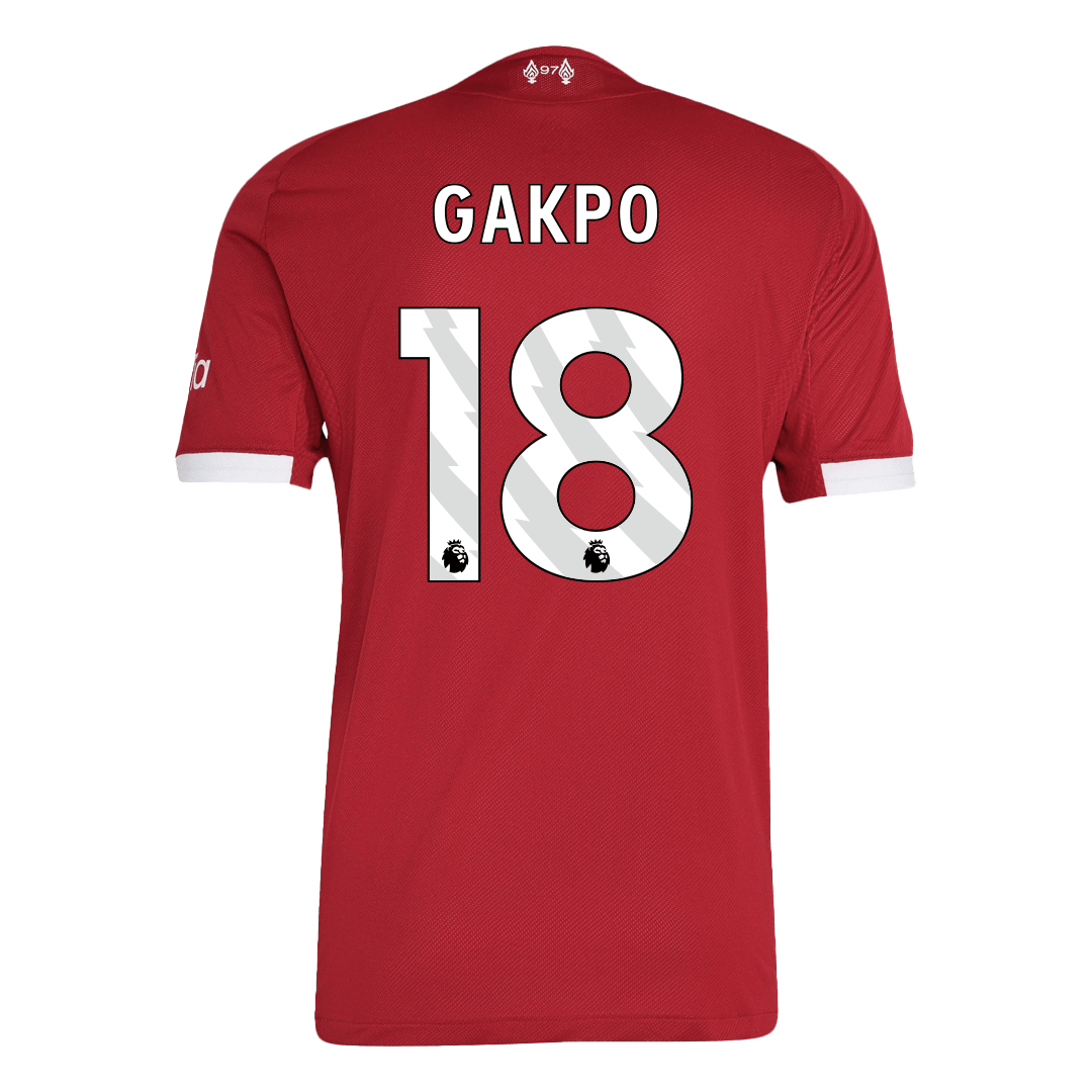 GAKPO #18 Liverpool Home Player Version Jersey 2025/26