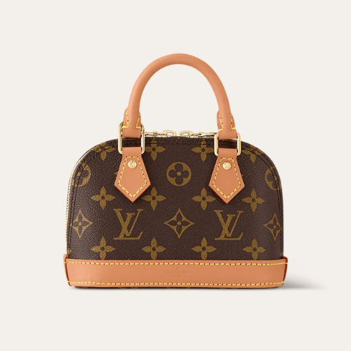 Louis Vuitton Nano Alma Monogram Brown 7.9 Inches M82717