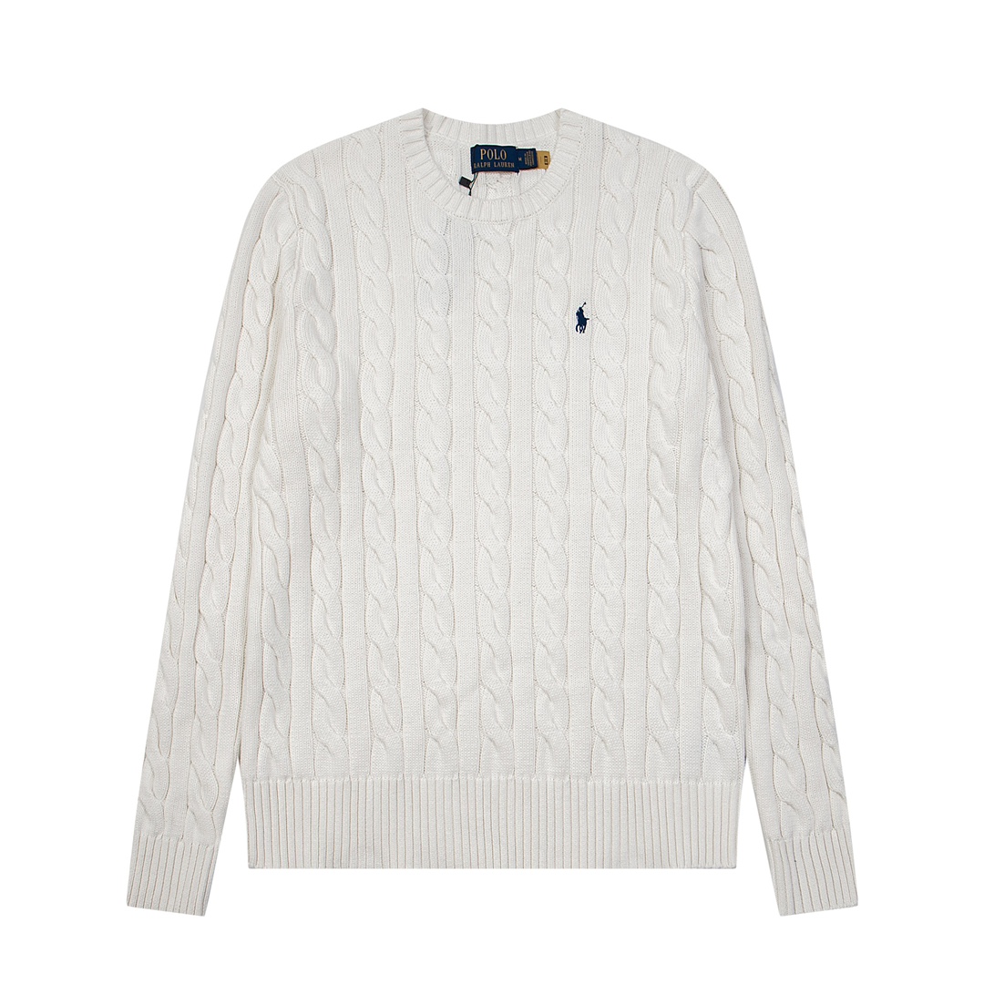 Ralph Lauren Round neck pullover knitted sweater unisex - cnluxepick