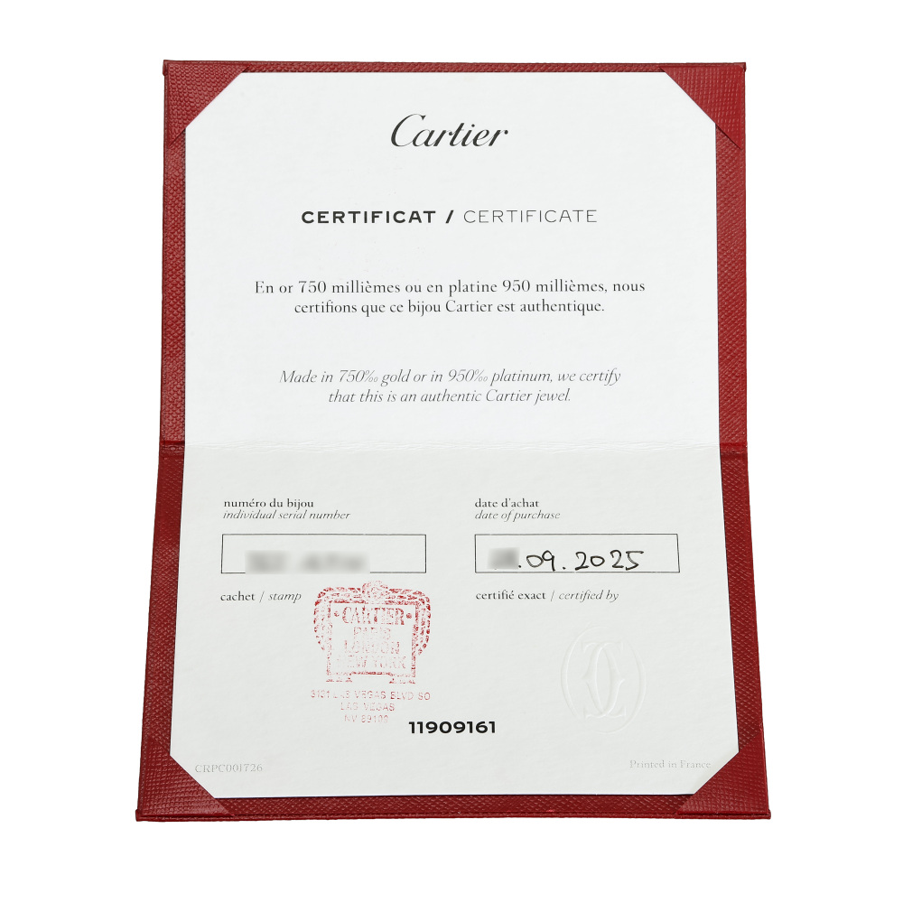 Cartier Love Bracelet 18K Rose Gold Diamond N6726800