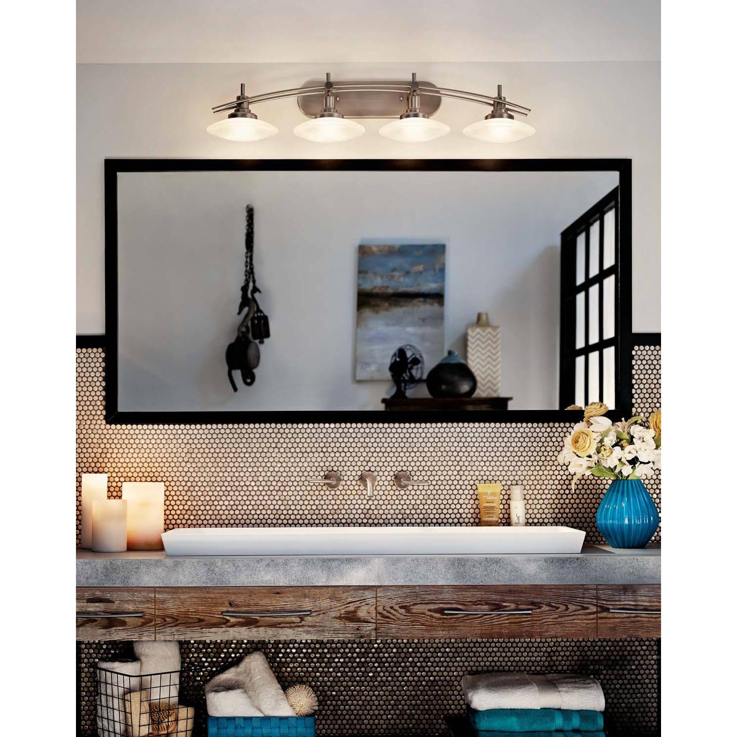 Kichler 6162CH Structures Bath 2-Light Halogen, Chrome