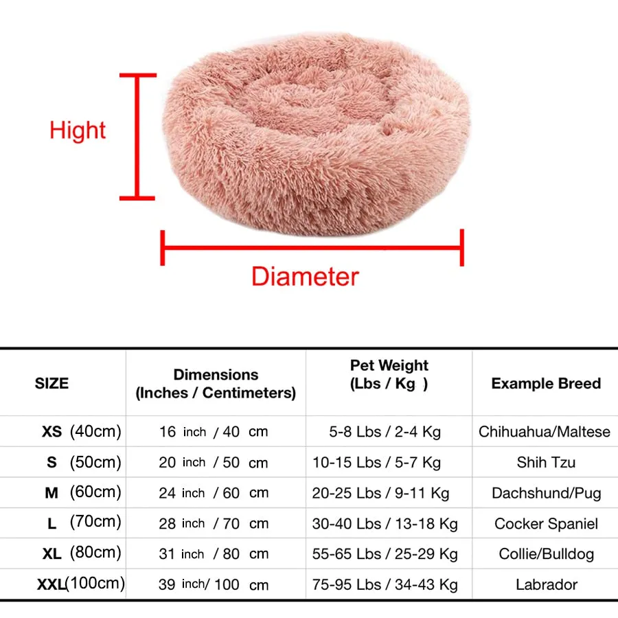 Donut Plush Pet Bed