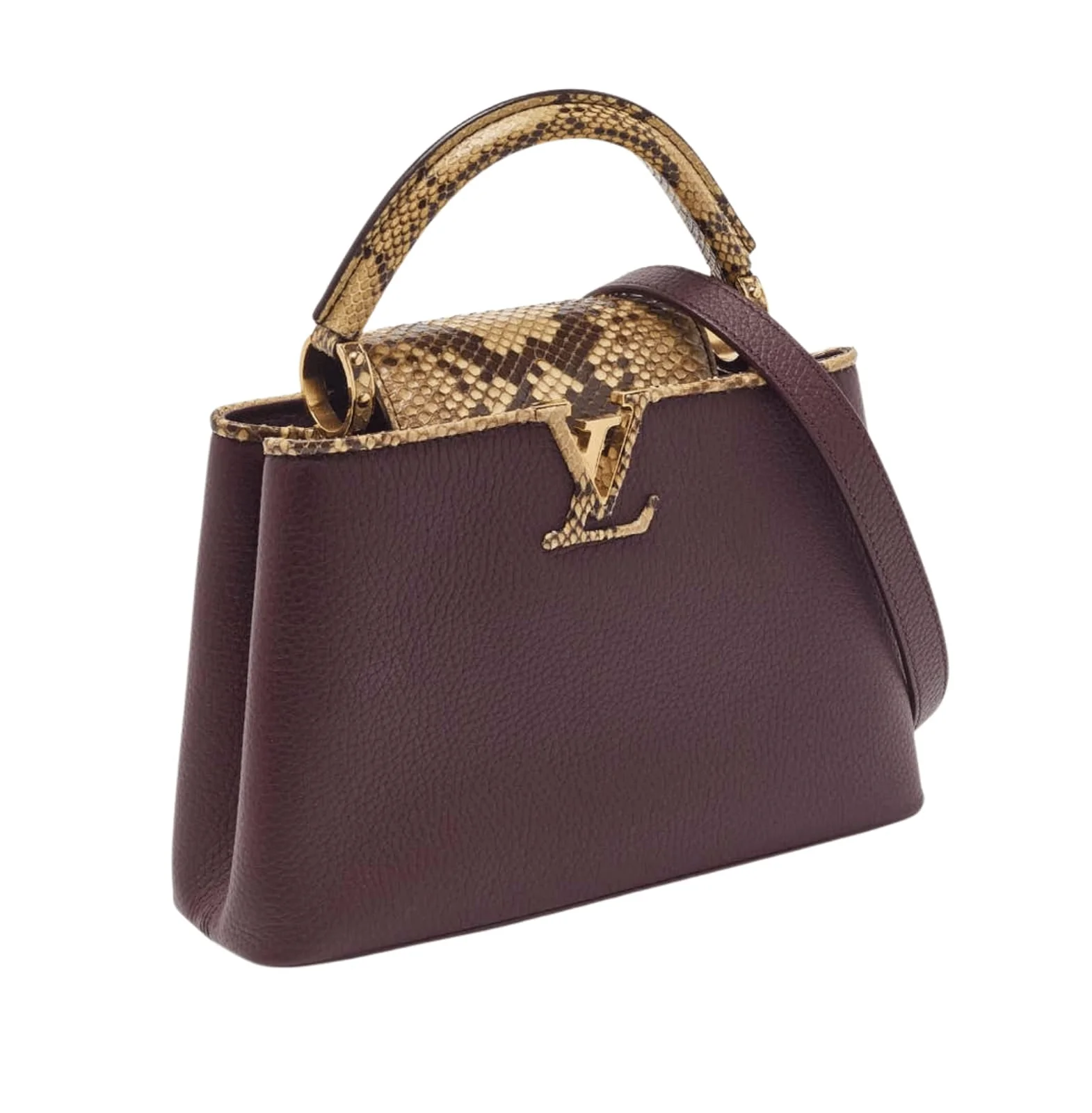 Louis Vuitton Bag | Capucines BB Handbag Grained Taurillon Leather