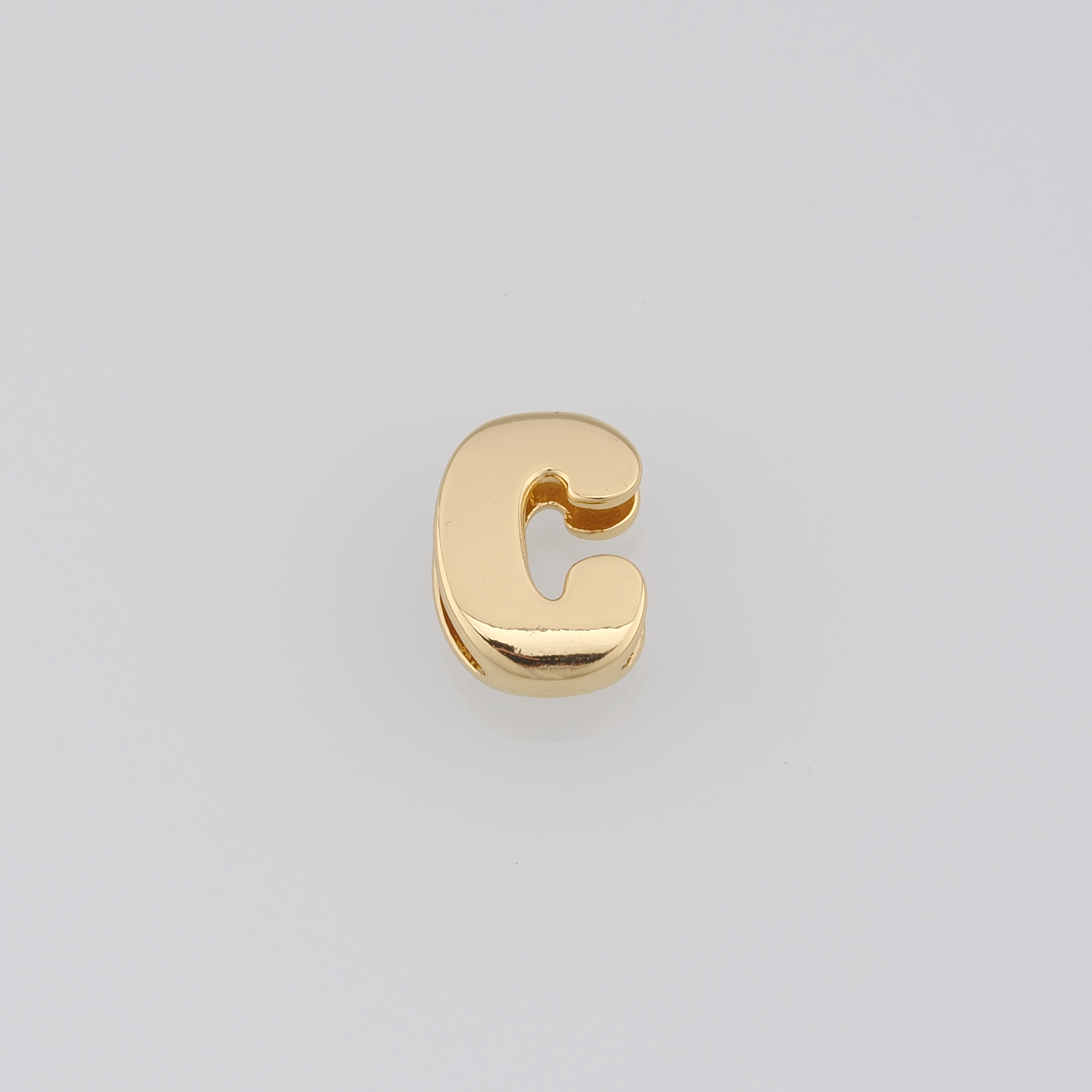 18K Gold Filled Initial Spacer Beads,Letter Spacer Beads,DIY Jewelry Making Supply