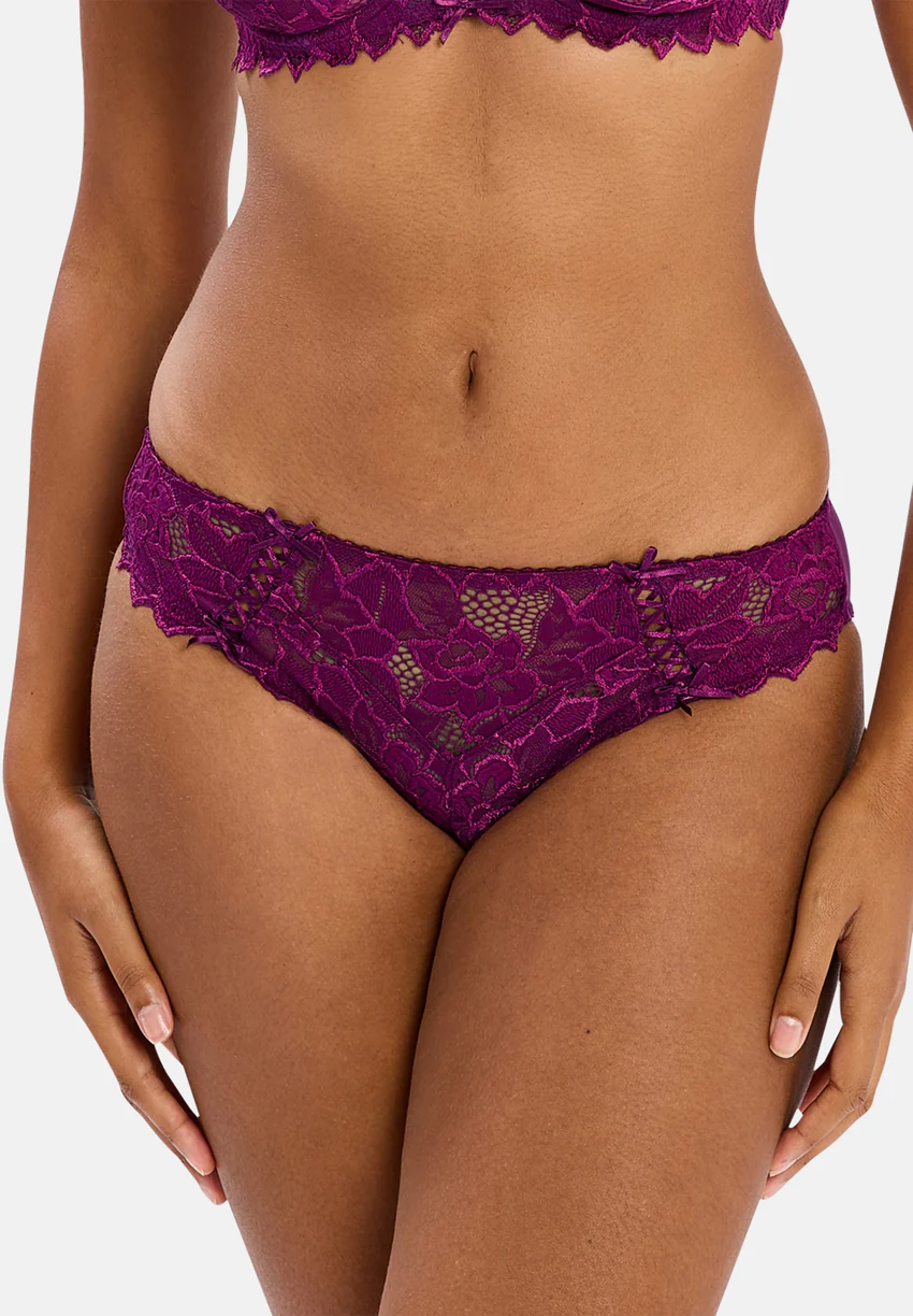 Lot de 2 slips Arum Magenta Pourpre et Vert Aquifère