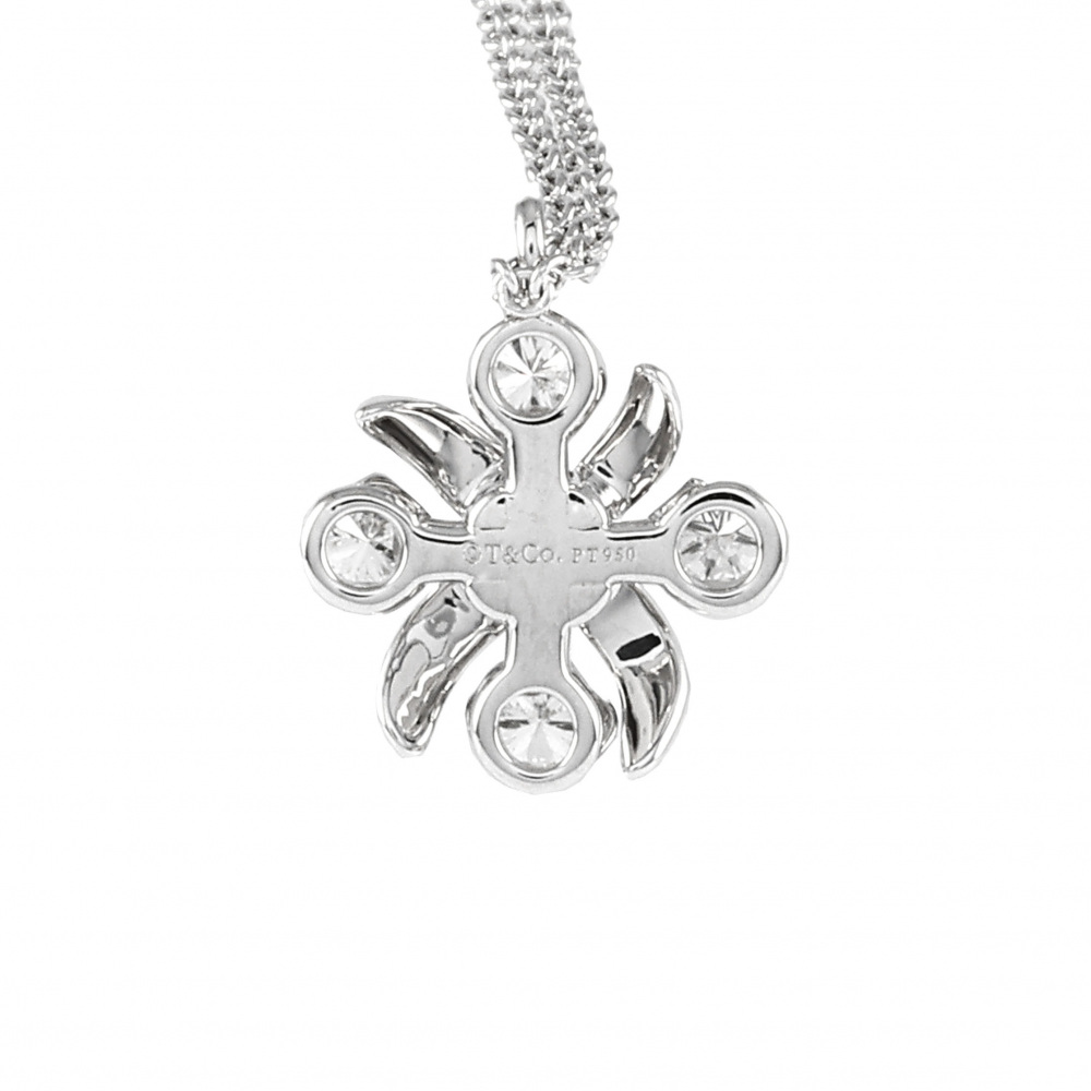 Tiffany & Co. Schlumberger Rin Necklace Platinum Diamond 60022675