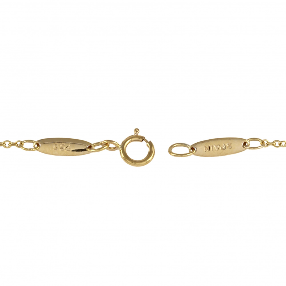 Tiffany & Co. Elsa Peretti Open Wave Necklace 18K Yellow Gold