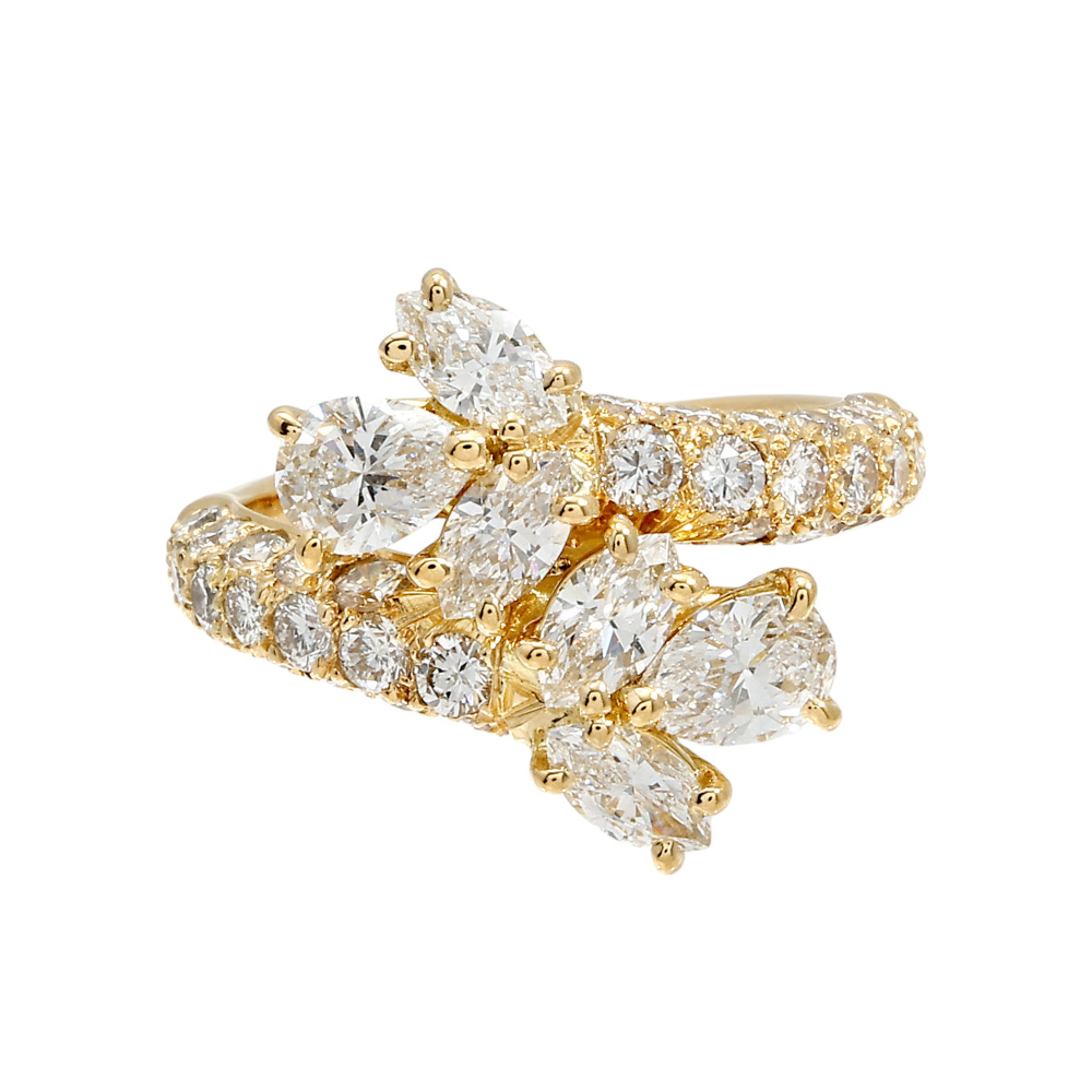 Cartier Primvale Ring 18K Yellow Gold Diamond
