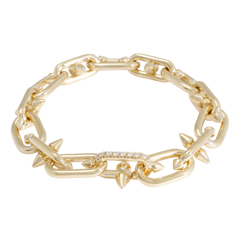 Tiffany & Co. Titan Bracelet 18K Yellow Gold Diamond 73470009