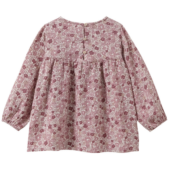 Topomini Pure Collection Baby Musselin-Bluse im Millefleur-Design