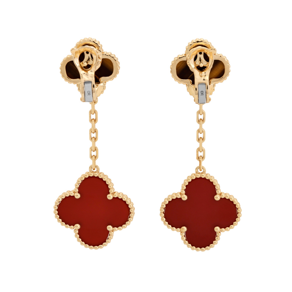 Van Cleef & Arpels Magic Alhambra Earrings 18K Yellow Gold VCARN5JR00