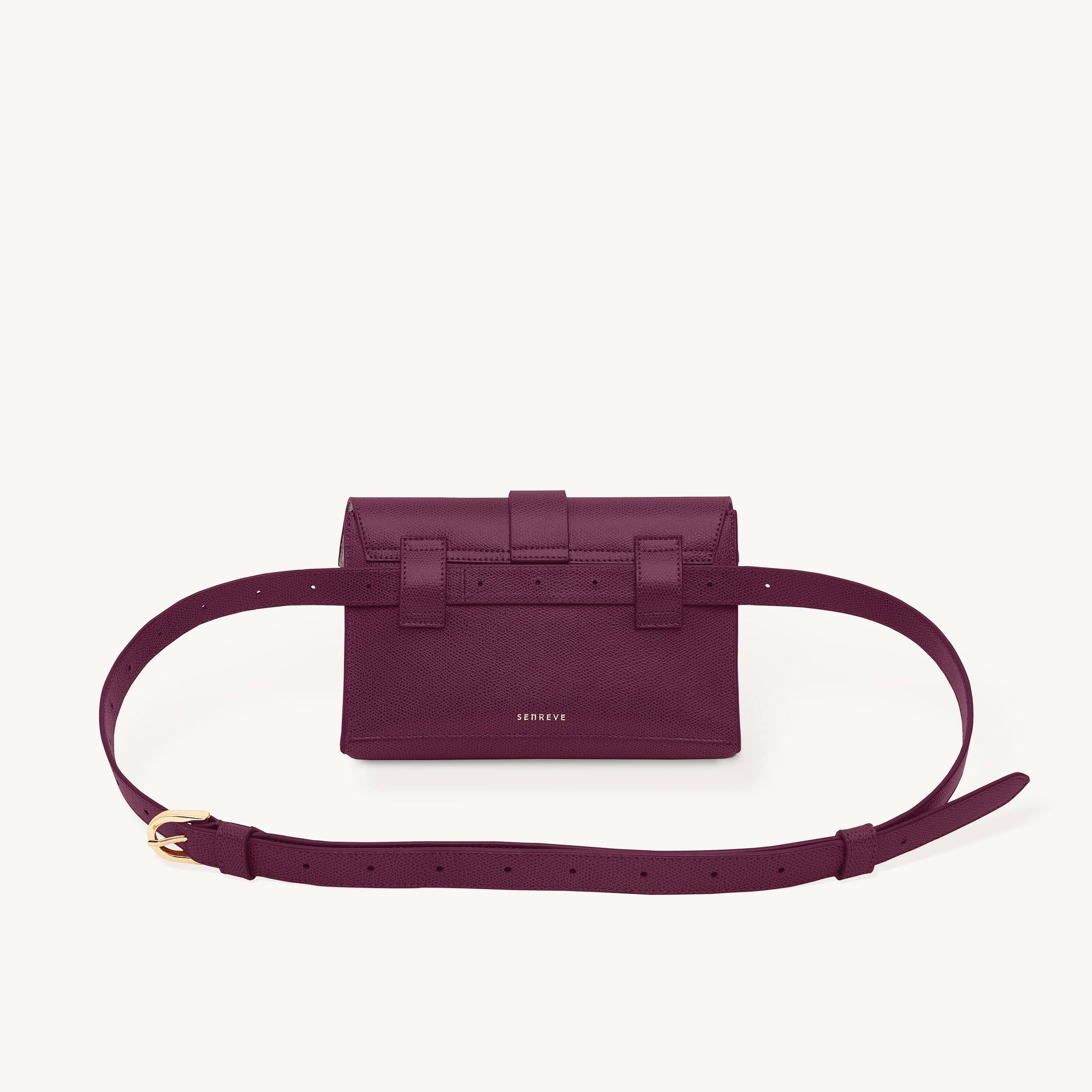 SENREVE | Aria Belt Bag | Pebbled Sand / Silver