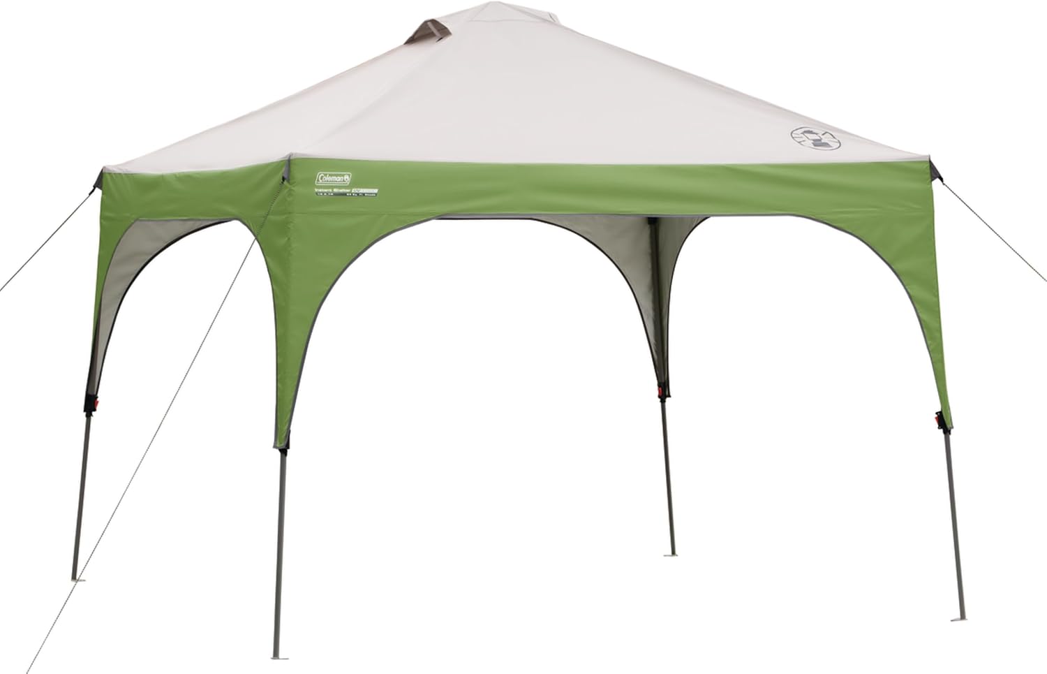 Canopy Sun Shelter with Instant Setup, Sun Shelter with Wheeled Carry Bag Sets Up in about 3 Mins, 7x5ft, 10x10ft, or 12x12ft Canopy for Sporting Events, Tailgating, Camping, & More