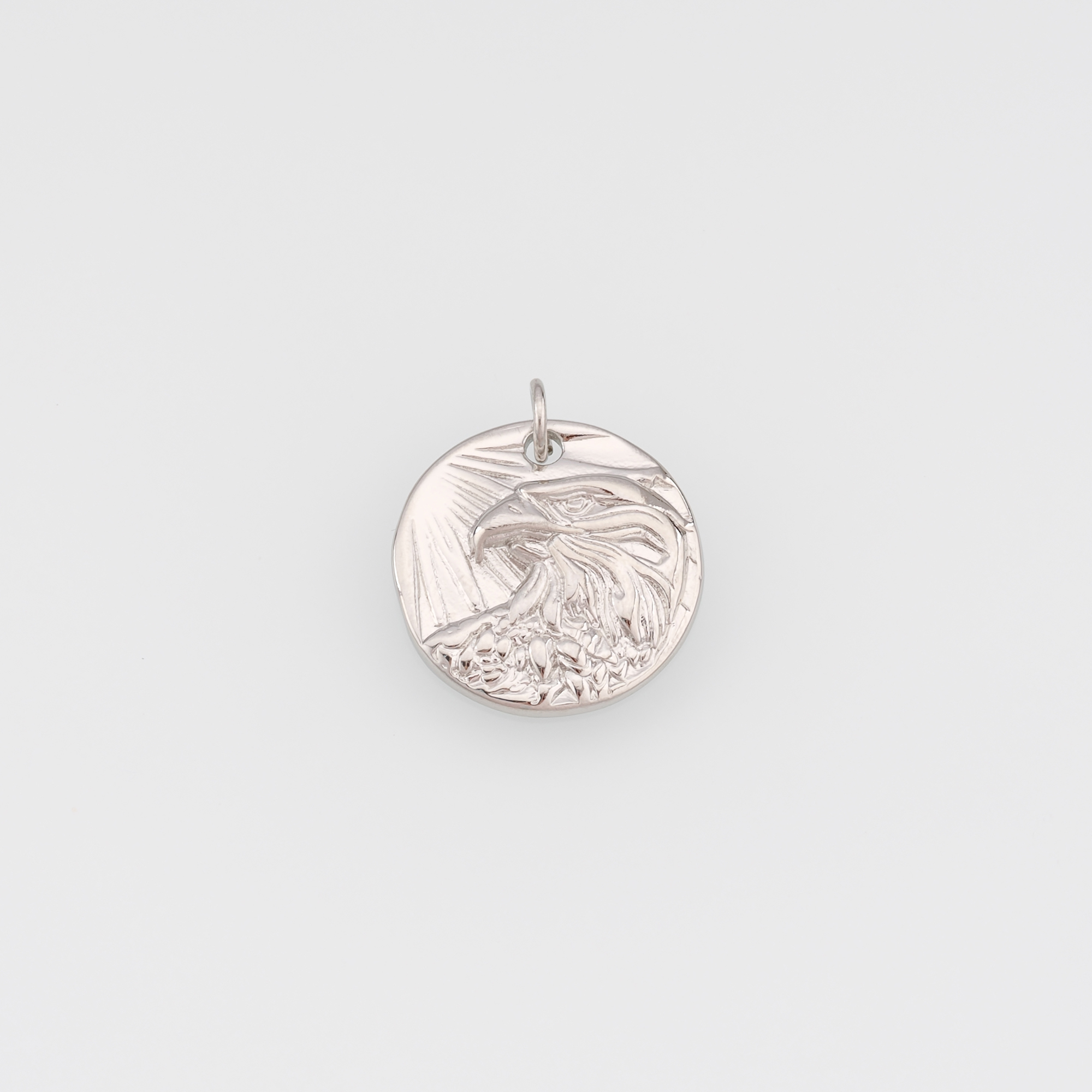 18K Gold Filled Eagle Pendant,Dainty Eagle Charm Earrings Necklace for DIY Jewelry Making Supply