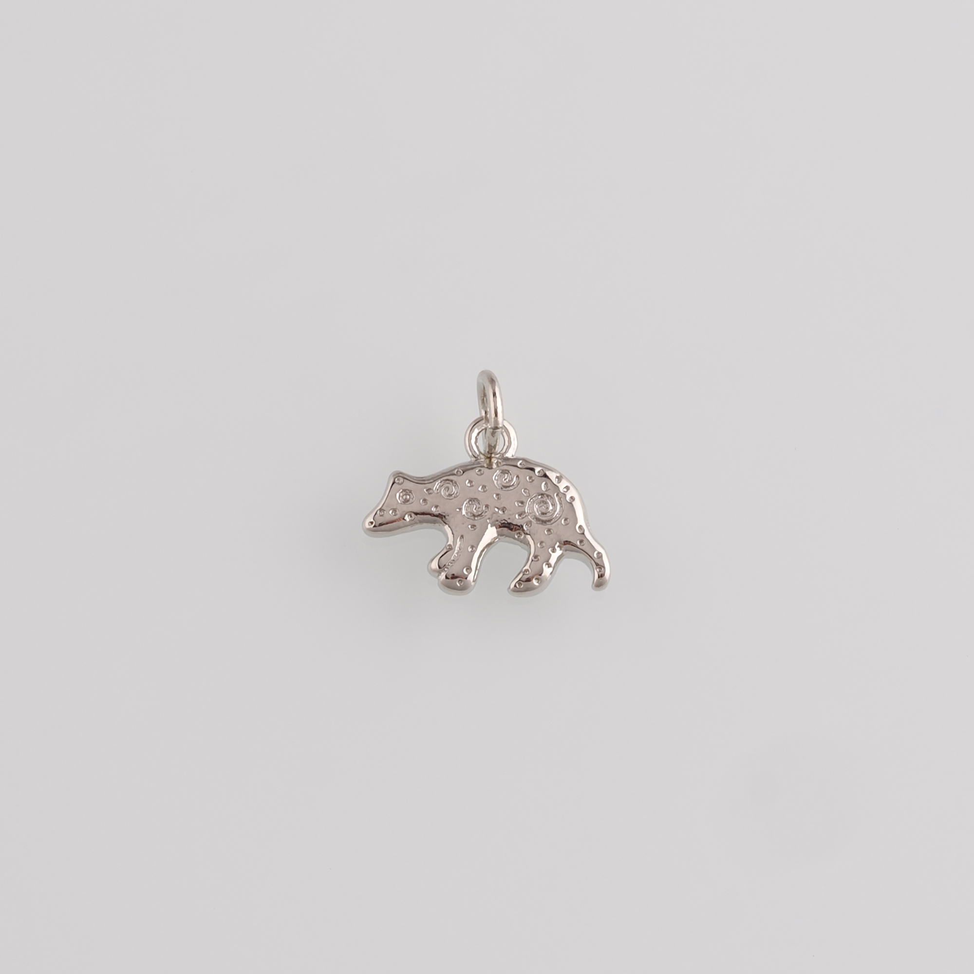 18K Gold Filled Chameleon Pendant,Dainty Animal Charm Earrings Necklace for DIY Jewelry Making Supply