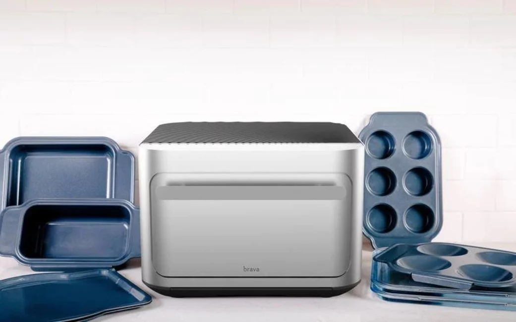 Brava Bc02a 10-In-1 Touchscreen Countertop Smart Oven Bake & Breakfast Set - Silver