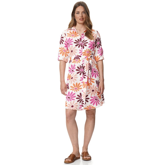 Jonas Nielsen Damen Leinen-Hemdkleid mit Bindeband