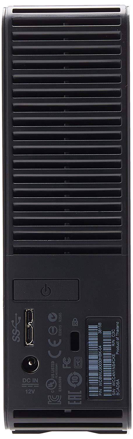 Western Digital 3tb USB 3.0 and 2.0 External Desktop Storage (WDBWLG0030HBK-NESN)