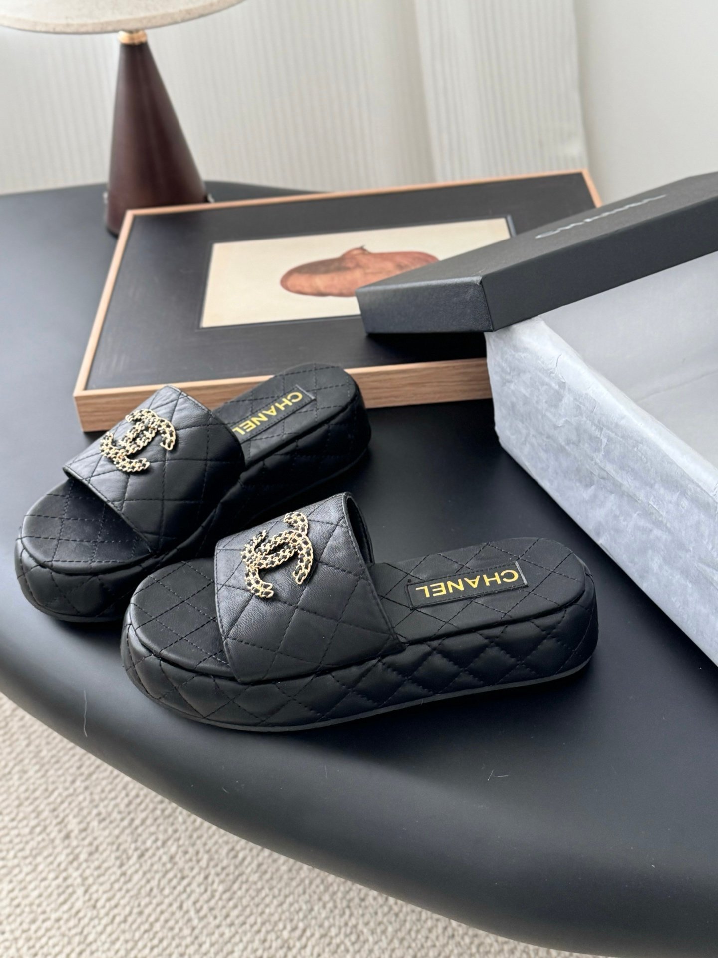 Chanel Slipper Sandals