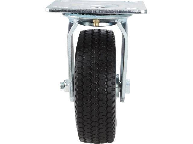 Strongway 6in Swivel Flat-Free Solid Polyurethane Caster 300lb Cap Sawtooth 22207002