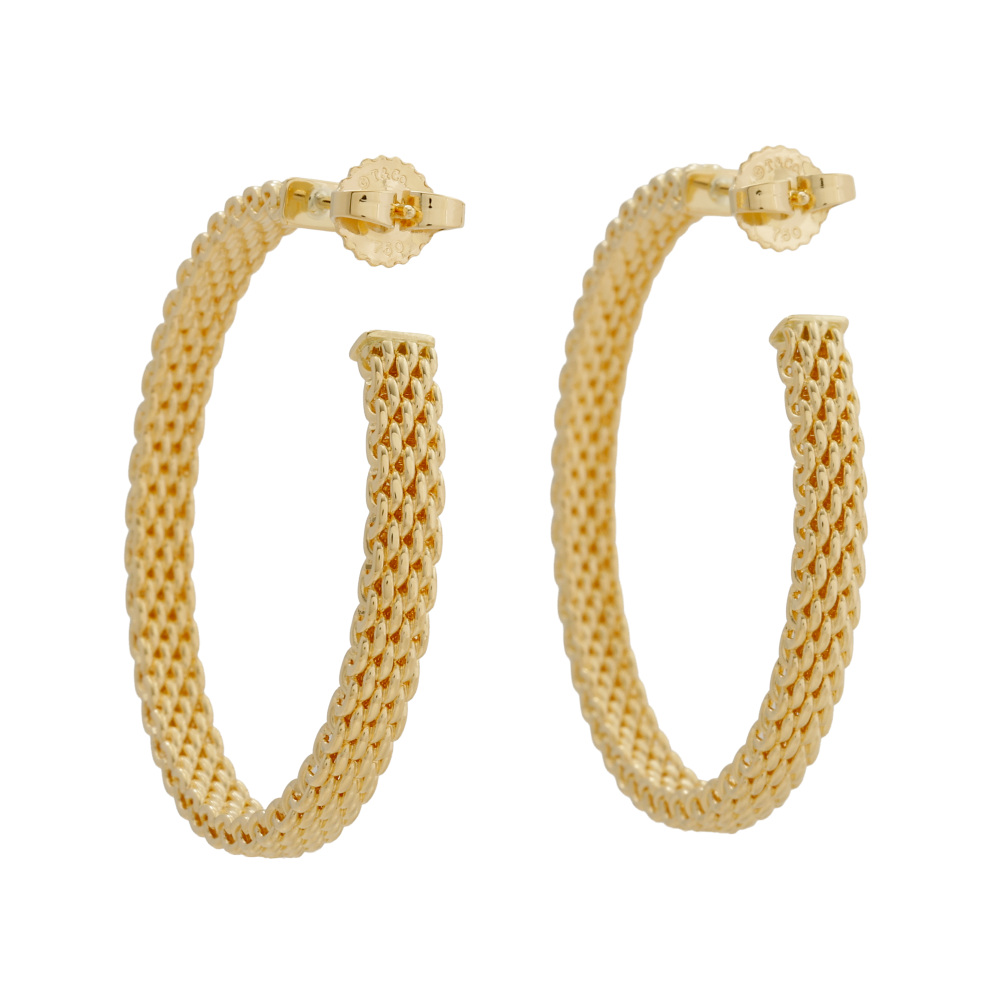 Tiffany & Co. Somerset Earrings 18K Yellow Gold