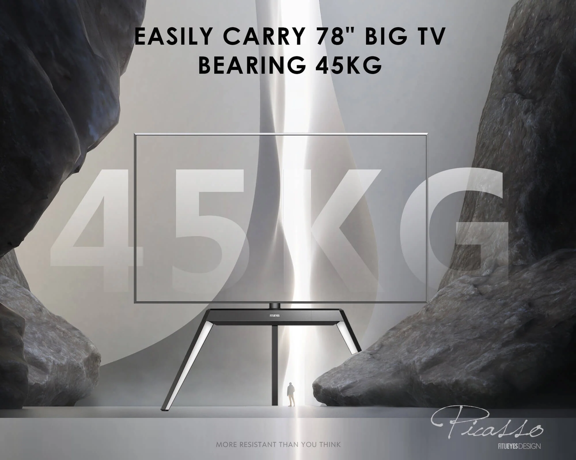 Picasso FT78 Corner TV Stand